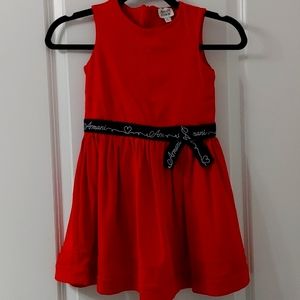Armani Junior red dress, size 7